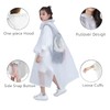 YUNLOVXEE Rain Poncho Raincoats for Kids Reusable - 2 Pack