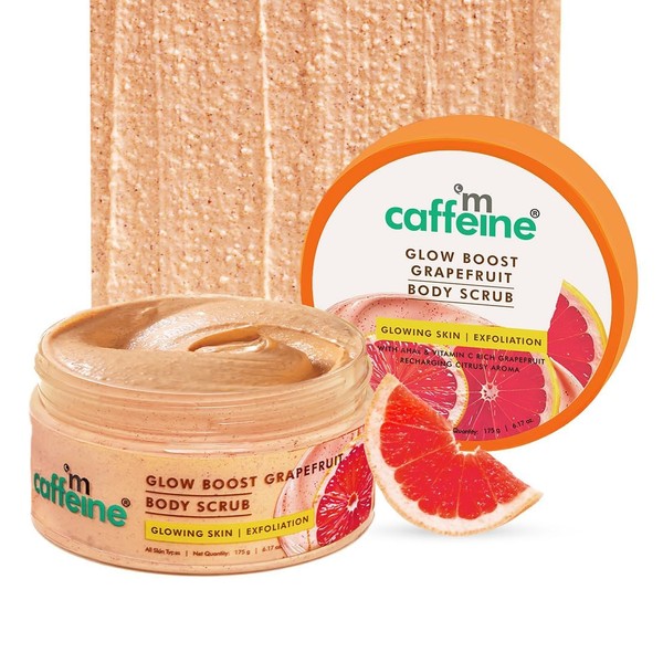 Glow Boost Grapefruit Body Scrub | Tan Removal | AHA-