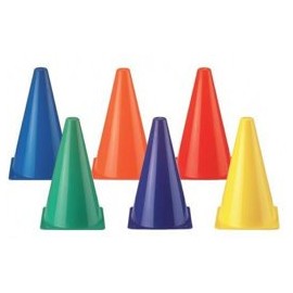 Martin Sports Rainbow Safety Cones - Set of 6 Colors