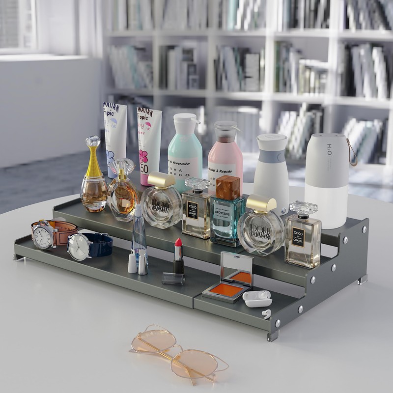 Jojocross Spice Rack Organizer for Cabinet, 3 Tier Expandable Spices