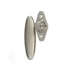 Antikas - Window Olive in matt nickel-plated brass - Window