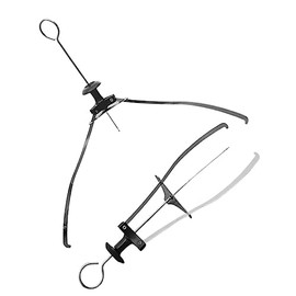 Hemoton Pinzas universales para platos de cocina, paquete de 2 clips plegables para platos calientes con mango ergonómico antideslizante, levantador d