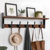 Tatub 29" Rustic Coat Rack Wall Mount with Shelf, Entryway
