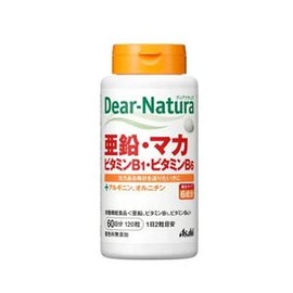 Asahi Group Dear Natura Zinc, Maca, Vitamin B1, Vitamin B6, 120 Tablets x 2