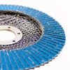 SBS Fan Lock Washer 115 mm/120 Grit Blue