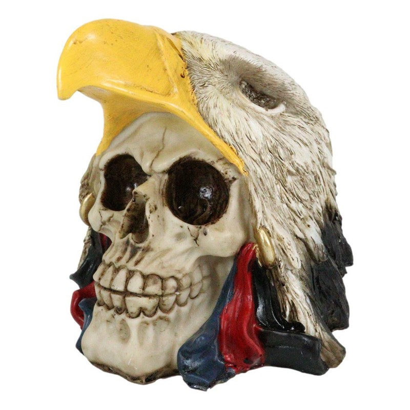 Native Tribal Indian Warrior Chief Bald Eagle Headdress Cape Hat