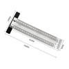 SHINEOFI 1Pc Stainless Steel Woodworking Scriber Ruler Gauge Tool for