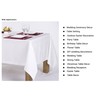 AK TRADING CO. 60 x 102-Inch Rectangular Polyester Tablecloth -