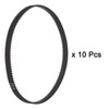 sourcing map 10pcs 2GT Timing Belt Closed Loop Rubber Belts