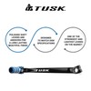 Tusk Folding Shift Lever Black/Blue Tip Compatible with Honda TRX