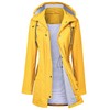 LOMON Women Raincoat Lightweight Active Wear Quick-drying Junior Casual Fashion