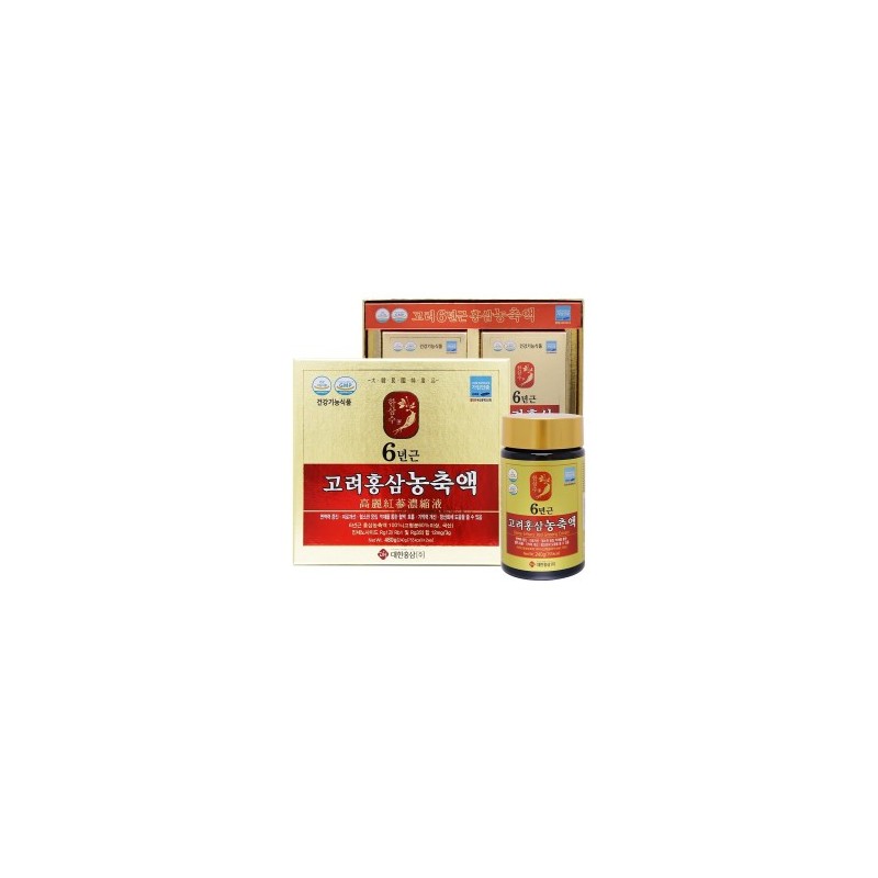 Hansamsu 2 bottles of 6-year-old Korean red ginseng concentrate 240g