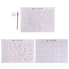 Faderr Chinese Calligraphy Practice Set, Reusable Calligraphy Practice with Brush