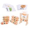 BESPORTBLE Wooden Alphabet Blocks Set for Boys and Girls Rotating