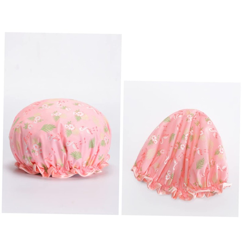 NOLITOY Pieces Shower Hat and Reusable Bathing Cap for Women