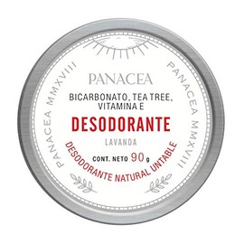 Desodorante natural de LAVANDA, untable de potente acción. Libre de aluminio y parabenos. 100% ingredientes naturales sin químicos. Contiene bicarbonato, lavanda, tea tree y vitamina E. 90g