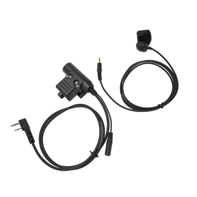 U94 PTT Adapter Push to Talk Button Walkie Talkie Military