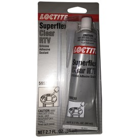 Loctite 160809 Clear 595 Silicone Sealant, Shore Hardness 14 Shore A, Paste 80 mL Tube