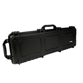 RTIC Rolling Travel Hard Shell Carrying Case, Large Protective Cases with Foam for Electronics, Hunting Gear Equipment, Musical Instrument, Tactical, and More, Black, 43"