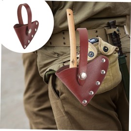 GANAZONO 4pcs Reusable Axe Cover Protective Sleeve for Outdoor Hatchets Features Snap Buttons Fit for Models for Camping and Outdoor Activities