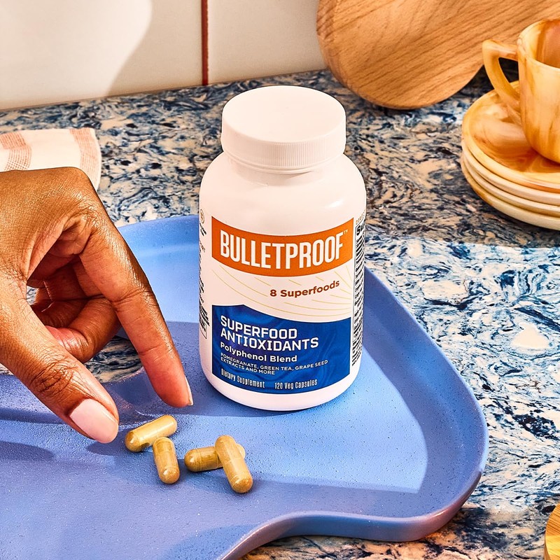 Bulletproof Superfood Antioxidants Capsules, 120 Capsules, Supplement to Fight Free-Radicals