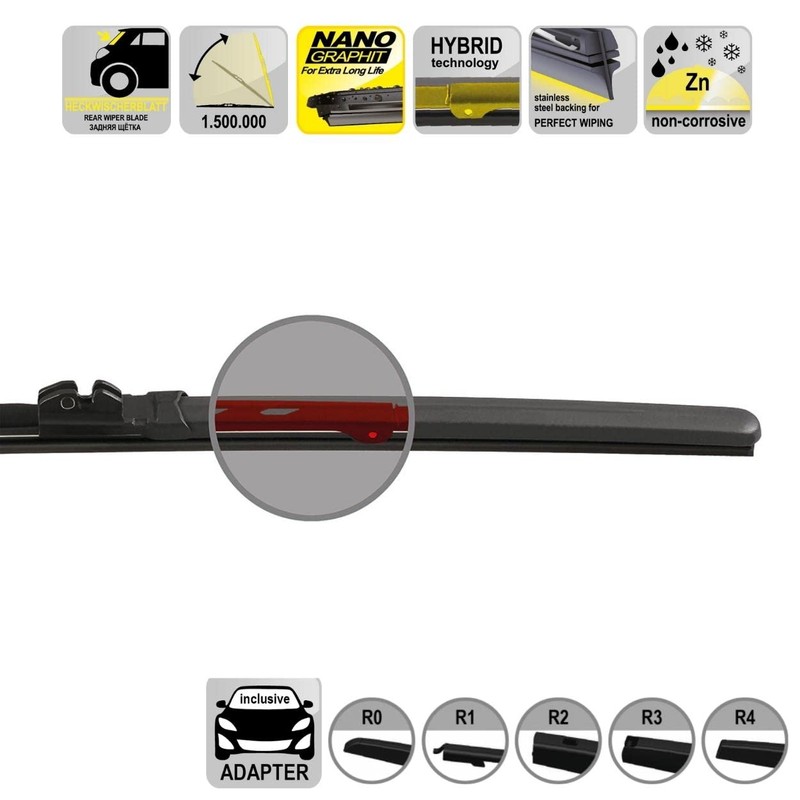 HEYNER Germany Fits Ford Edge Windscreen Wiper Blades 2015-ON Size