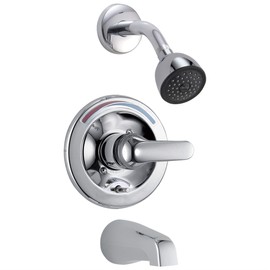 Delta Faucet T13691 Classic 13 Series Tub and Shower Trim - Push Button Diverter (Valve sold separately), Chrome