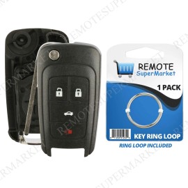 RemoteSuperMarket Replacement for Chevy Camaro Cruze Equinox Malibu Remote Key Fob 4b Shell Case
