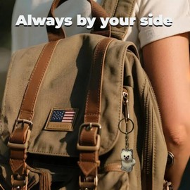 Dog Hair Storage Bottle Keychains,Pet Fur Keepsake 5pcs with 1pcs Locket Keychain (Toy Poodle)