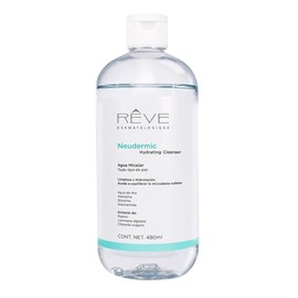 Neudermic Hydrating Cleanser Agua Micelar Dermatológica 480ml Limpieza Profunda Hidratante Suavizante Todo Tipo Piel