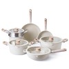 Country Kitchen Non-Stick Cast Aluminum Cookware Set - Durable Kitchen