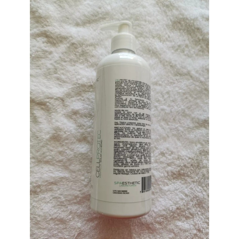 Spaesthetic Pantalla Solar Antiedad Spaesthetic De 500 Ml.