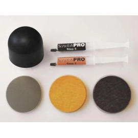 Scratch Pro Kit For Polishing And Repairing Stainless Steel Sinks, Wit