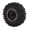 4Pcs Brass Wheel Tire Set 1.2in Hub Replacement for Traxxas