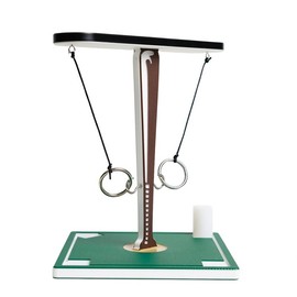 Noble Heritage Baseball T Hook & Ring Toss Game – Made in USA Ages, Baseball Fans, Backyard BBQs, Sports Parties | Easy Setup & Storage | Durable & Eco-Friendly | Great Gift Idea