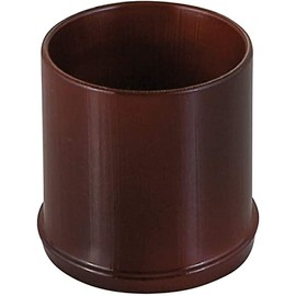 J-kitchens Echizen Soot Bamboo Guinomi, Made in Japan