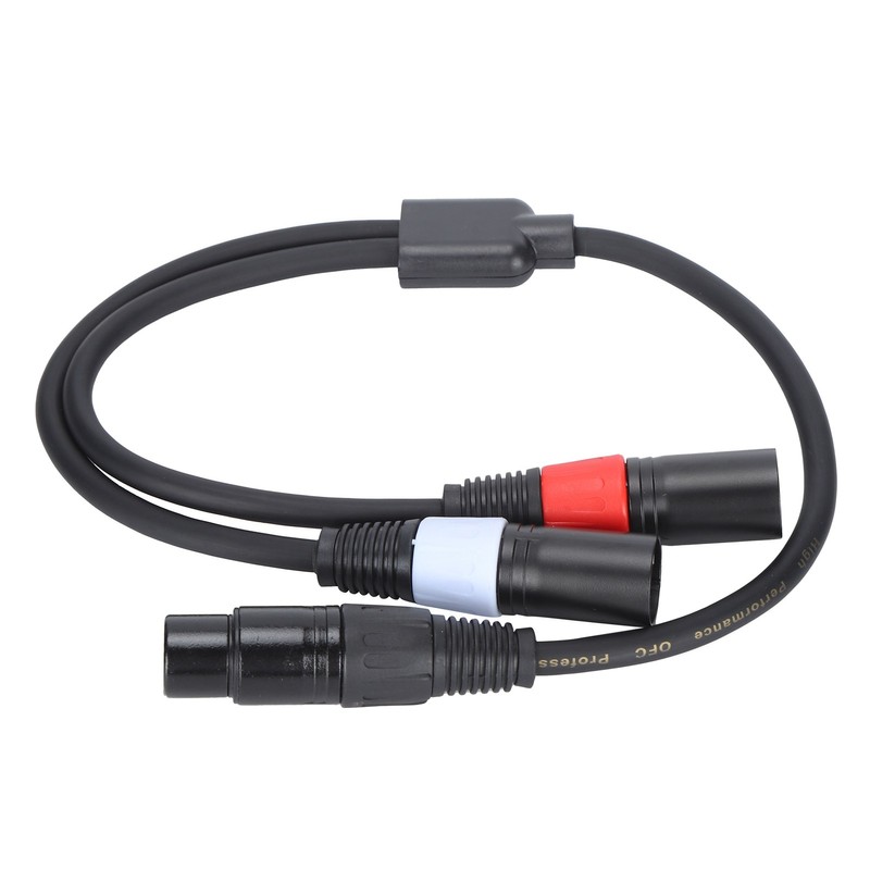 JORINDO 5‑Pin XLR Female to Double 3‑Pin XLR Male Cable