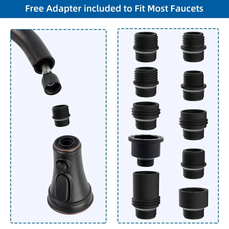 BBENT Kitchen Faucet Head Replacement,Fo - Oil Rubbed Bronze