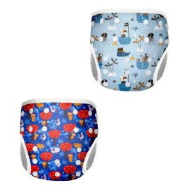 2 Pañales Reutilizable De Natación Para Bebes