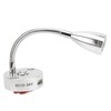 RV Reading Light Flexible Neck 3 Color Light 12‑24V 3W