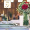 QingVoTool Table Number Holders 4Pcs - 13 inch Place Card