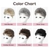 Hair Topper, Short Wiglet Hair Topper for Women with Thinning