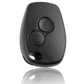 2 Button Remote Control Shell for Dacia Sandero - Dacia Logan Duster - Renault Trafic Master - Opel Vivaro Movano - Nissan Interstar - Car Key Shell Pilot Car Key (9 x 3 mm)