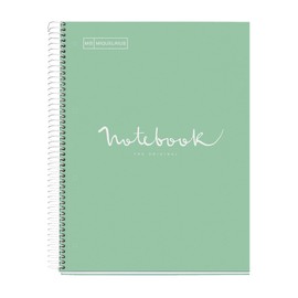Miquelrius A4 Emotions Notebook, Mint Green