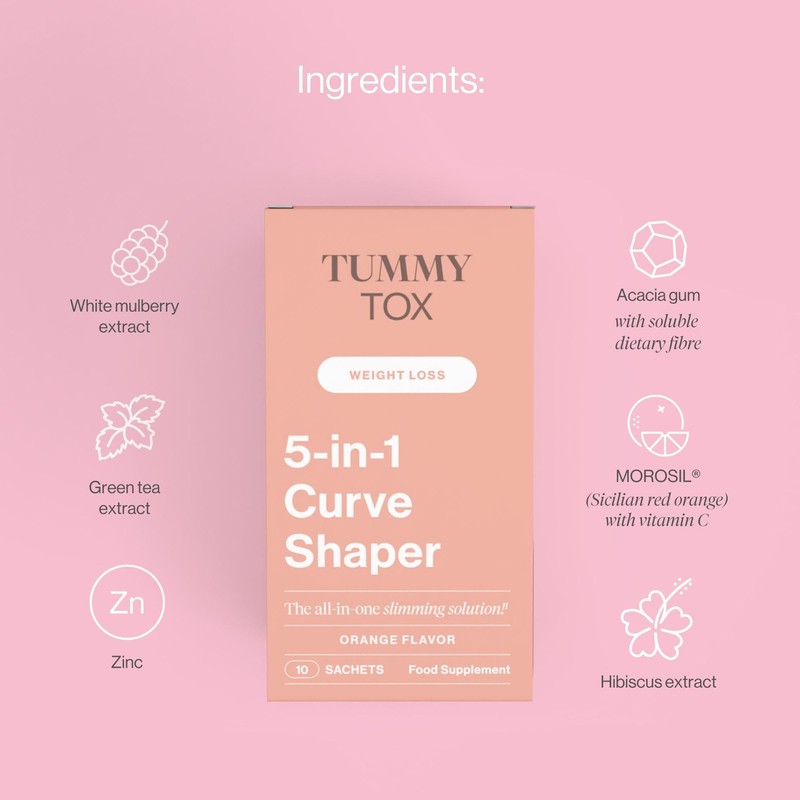 Morosil, Green Tea, White Mulberry Extract, Hibiscus, Vitamin C and
