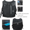 Jormino Hiking Hydration Pack with 2 Water Bottle Holders for