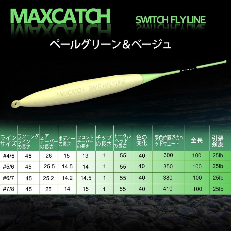 Maxcatch switch/spey Fly Line Weight Forward Floating Fly Fishing Line