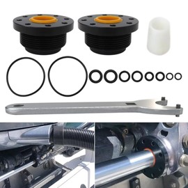 Zafina-UP Front Mount Hydraulic Steering Cylinder Seal Kit Compatible for Seastar HC5345, HC5346, HC5347, HC5348, HC5358, HC5365, HC5375(New Version)