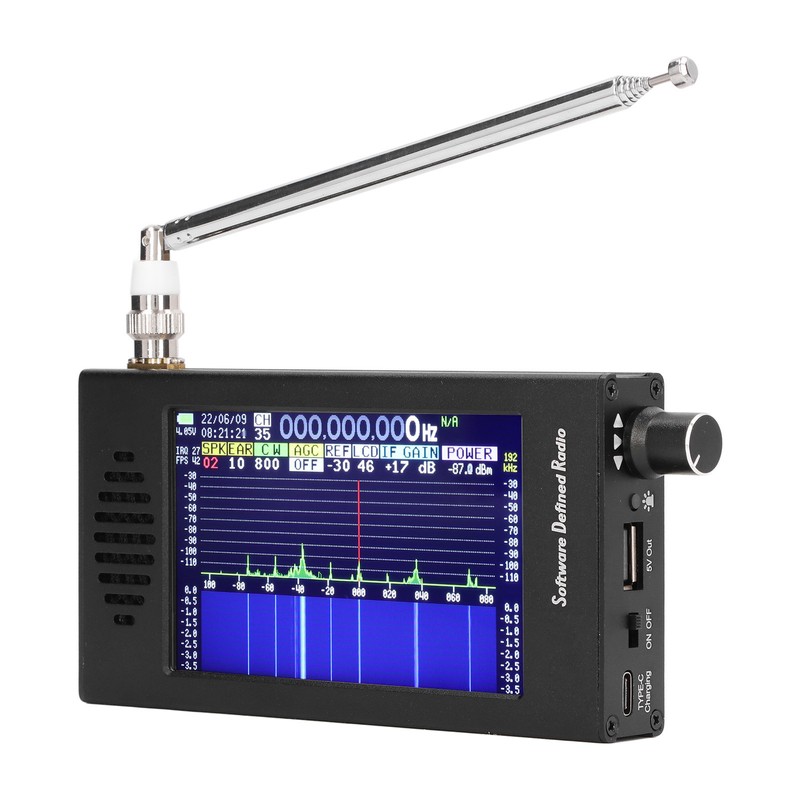 DSP SDR Radio Receiver 4.3 Inch Touch Screen 100KHz To