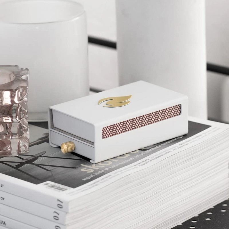 Nordic Flame Design Matchbox Made of Powder Coated Steel with